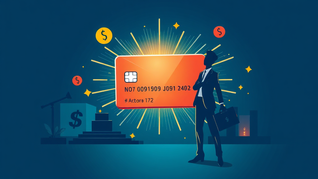 개인사업자 카드사 대출이란? (illustration 스타일)