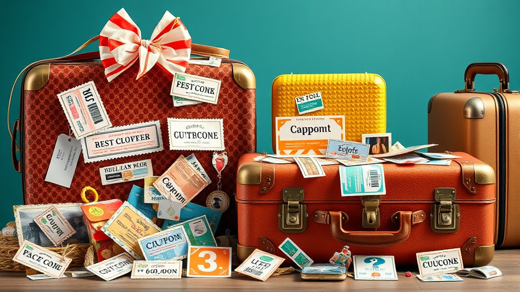 쿠폰 종류, 뭐가 있을까요? (realistic 스타일)