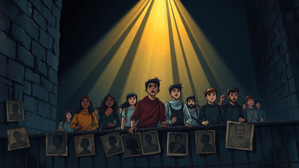 독립운동가들의 삶을 기억하는 곳 (cartoon 스타일)