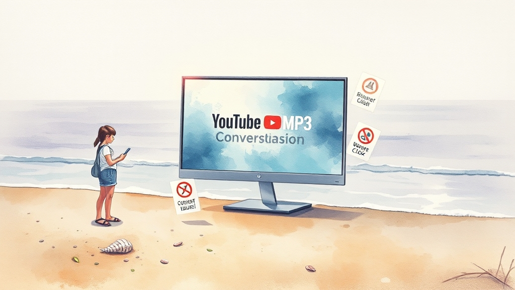 온라인 변환 사이트 이용: 주의사항 (watercolor 스타일)