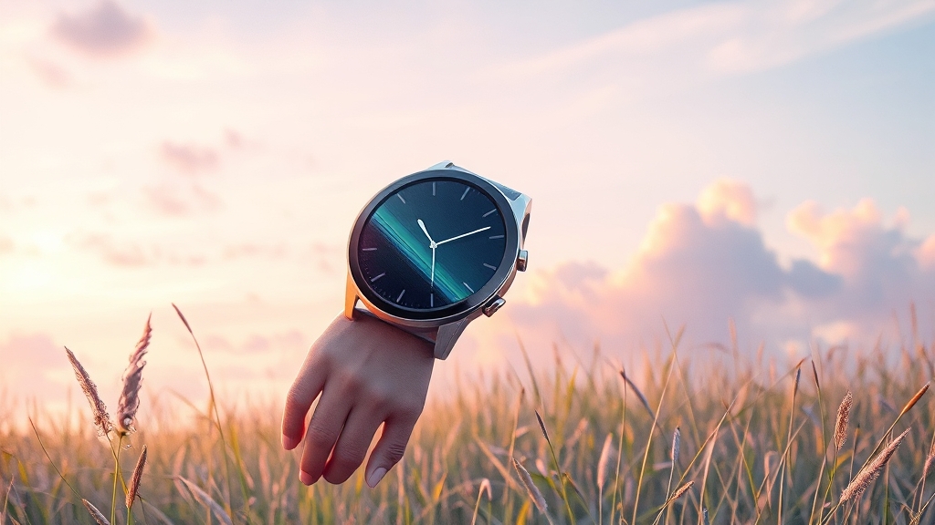 워치8 시리즈: 기본 모델과 비교 (watercolor 스타일)