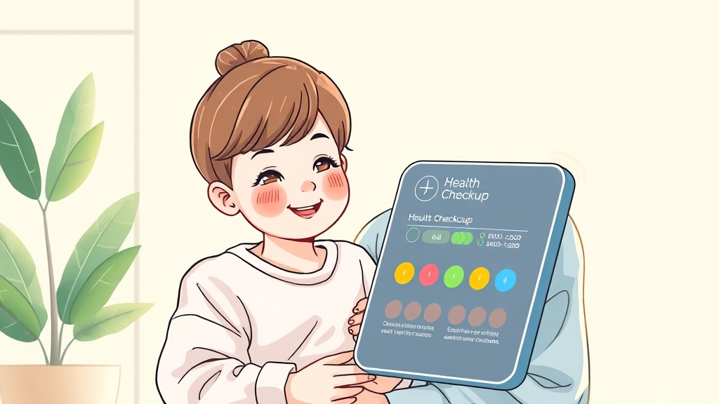 결과 해석, 꼼꼼하게 확인하세요! (illustration 스타일)