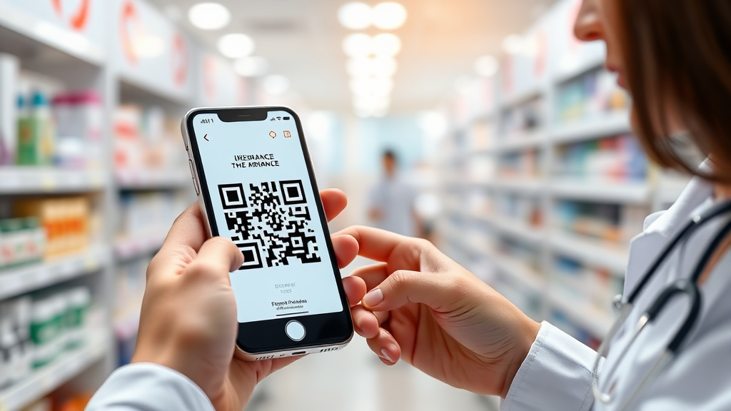 모바일 건강보험증이란? (realistic 스타일)