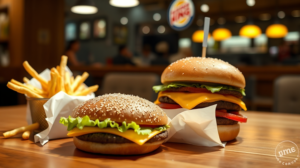 런치플레이션 심화, 버거킹의 영향은? (realistic 스타일)