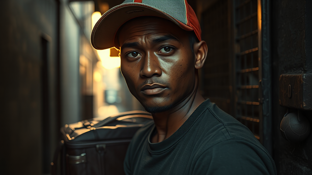 고된 노동 환경 집중 분석 (realistic 스타일)