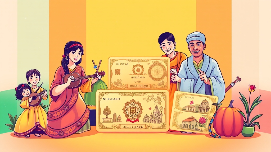 문화누리카드 꿀팁과 FAQ (illustration 스타일)