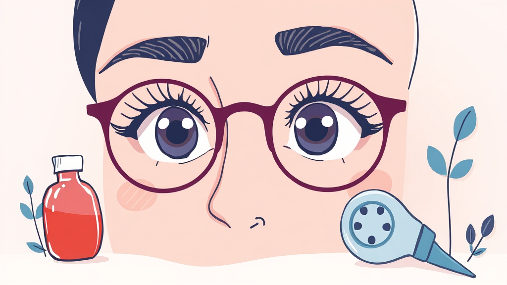 당뇨망막병증, 예방과 관리를 통한 시력 지키기 (illustration 스타일)