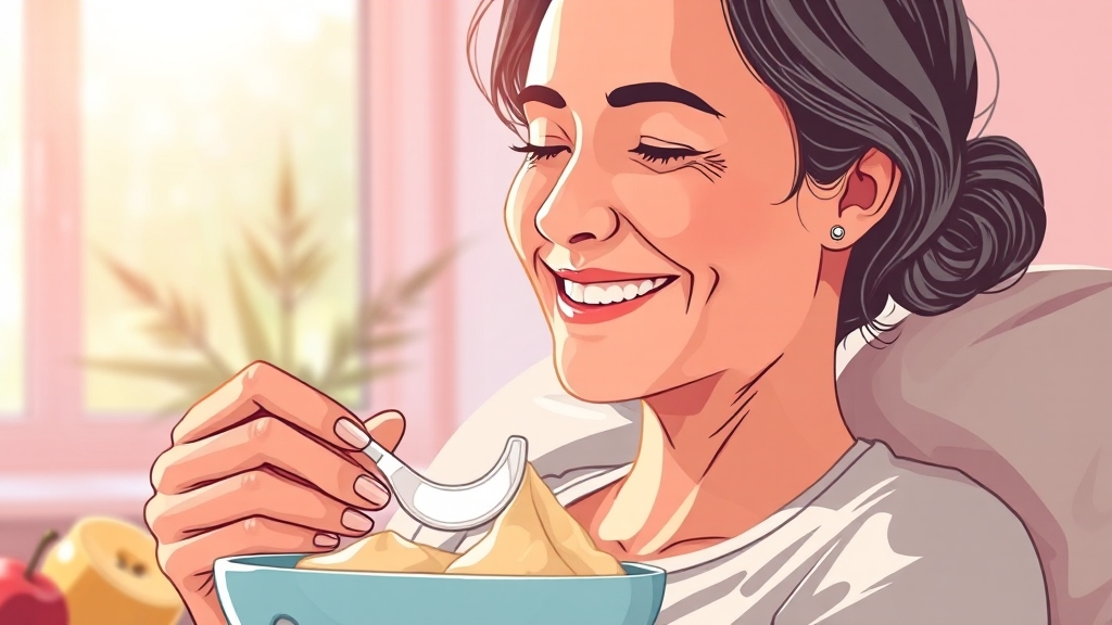 턱관절 건강 위한 생활 관리법 (illustration 스타일)