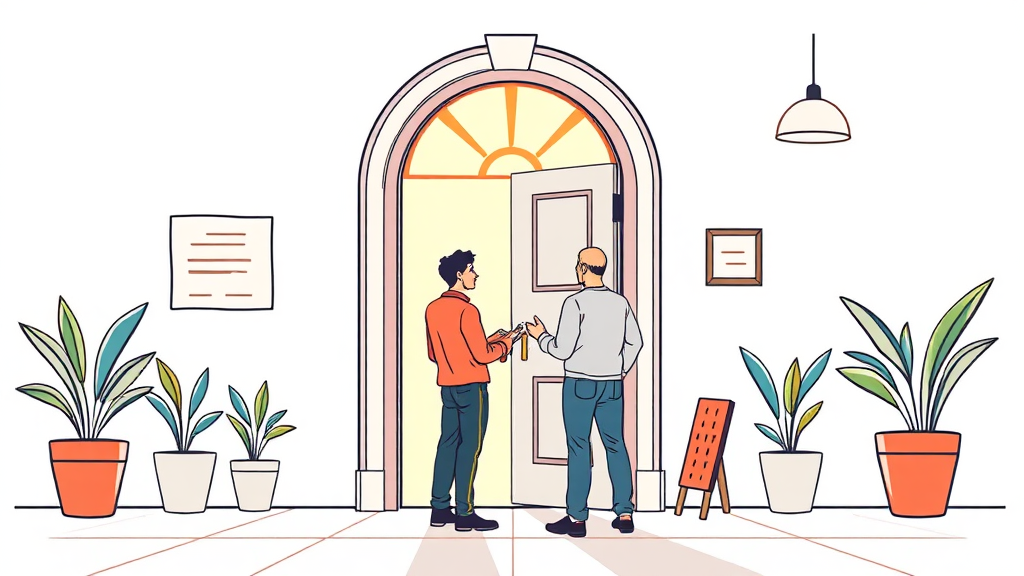 폐업지원금 대상 및 기본 요건 확인하기 (illustration 스타일)