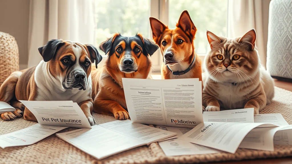 보험사별 펫보험 비교 (2024 최신) (realistic 스타일)