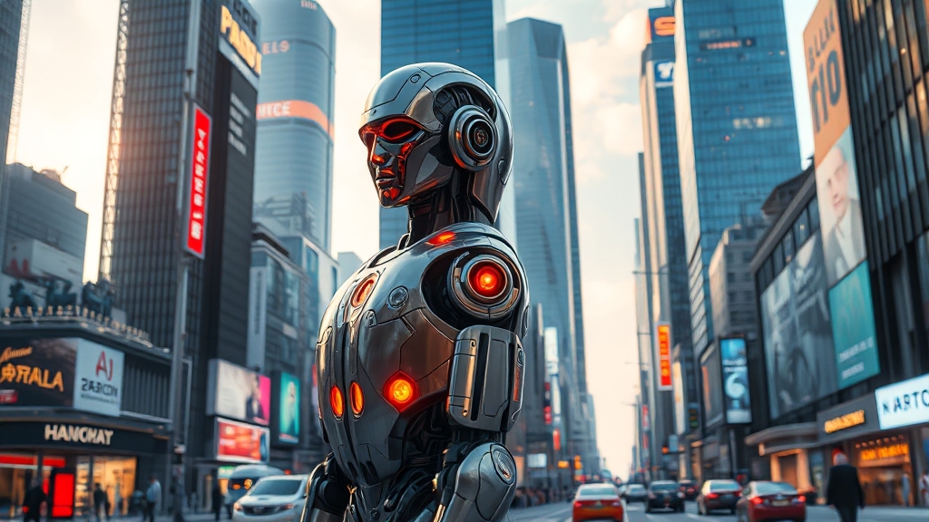 피지컬 AI, 로봇 산업의 미래는? (realistic 스타일)