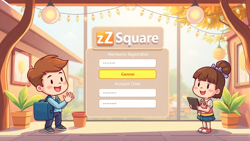 EZ 스퀘어 회원가입부터 계좌 개설까지 완벽 가이드 (realistic 스타일)