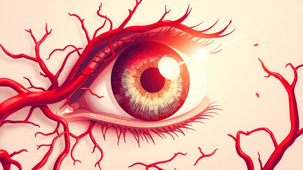 눈시림, 왜 생기는 걸까요? (illustration 스타일)