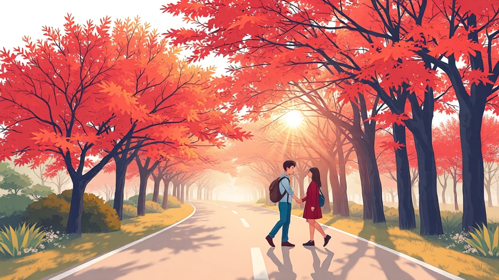 추천 탐방 코스 및 관람 포인트 (illustration 스타일)