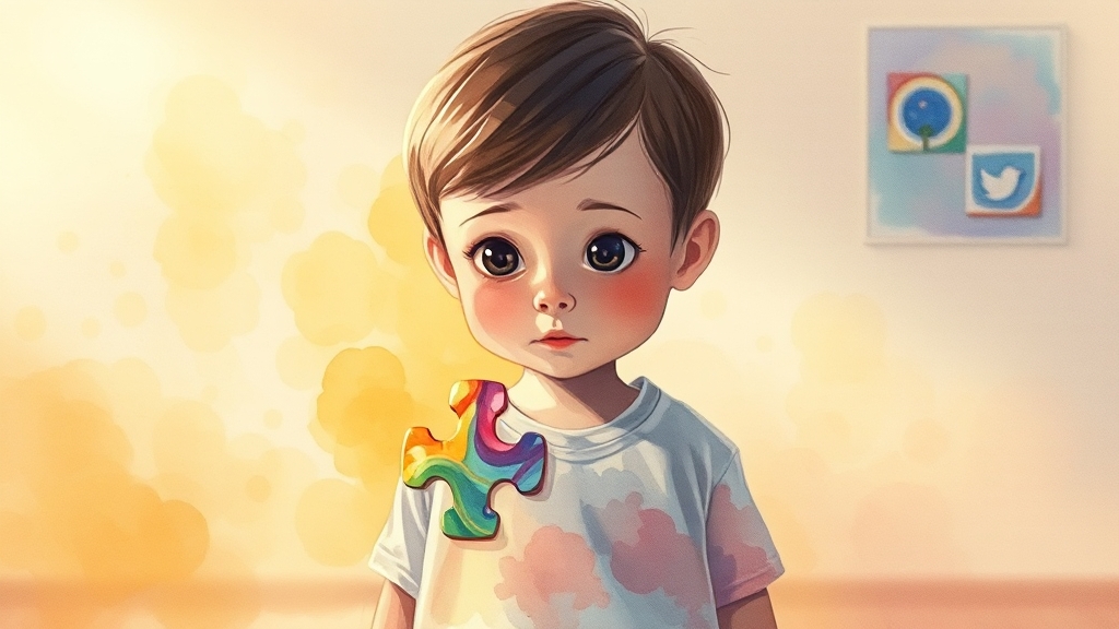 아스퍼거 증후군이란? (watercolor 스타일)