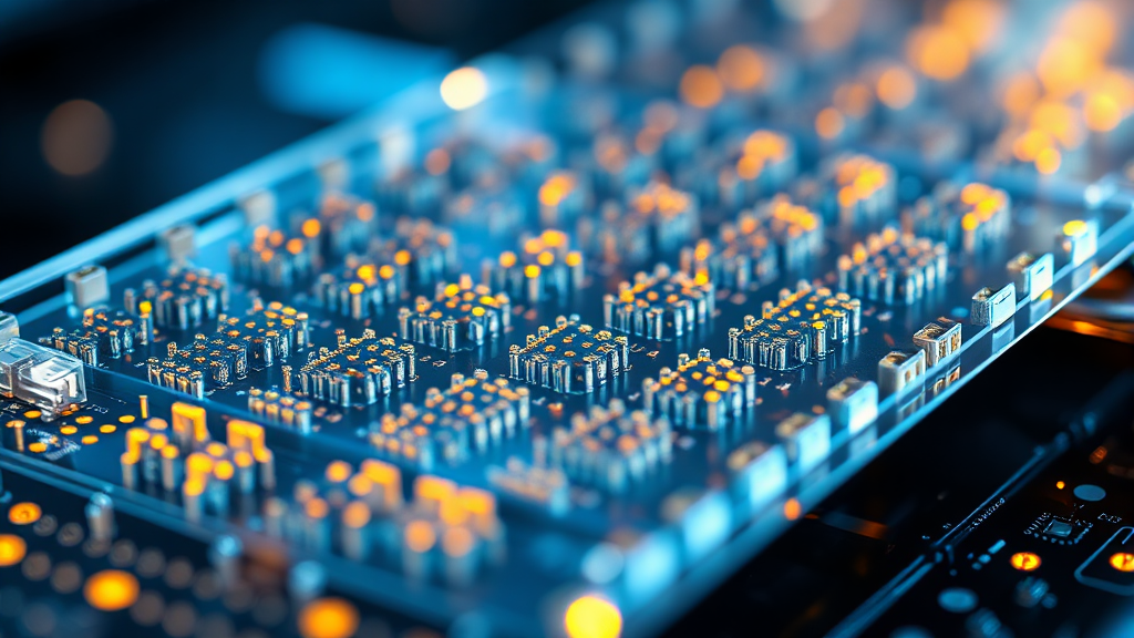 필옵틱스 AI 반도체 유리기판: TGV 기술력과 투자 전망 총정리 5 필옵틱스의 TGV 기술력: 차세대 반도체 구현의 열쇠 (realistic 스타일)