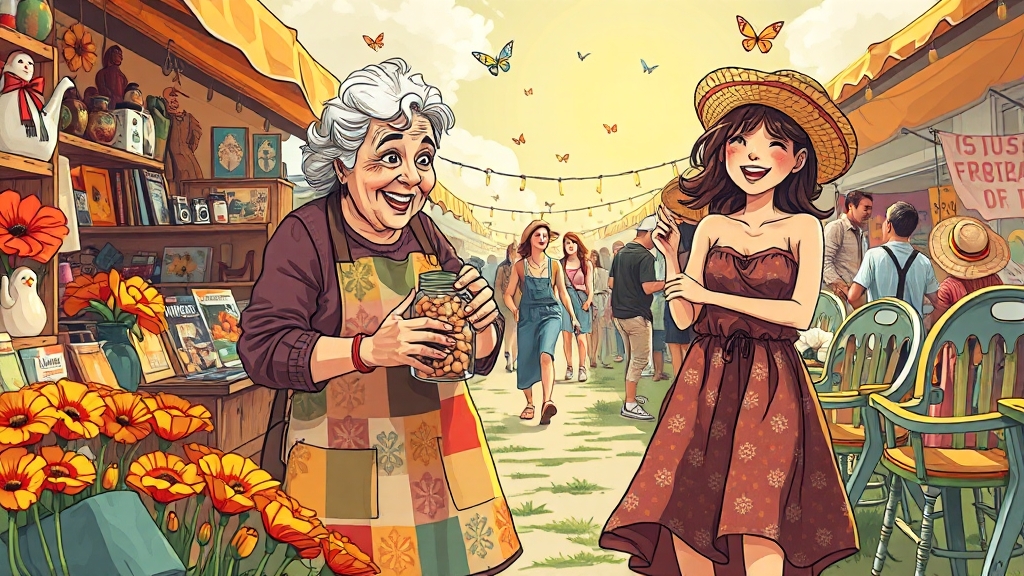 판매자와 구매자 이야기 (cartoon 스타일)