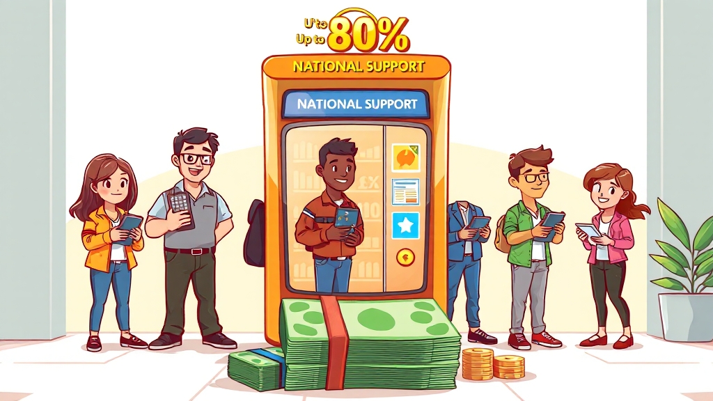 정부 지원금, 얼마나 받을 수 있나요? (cartoon 스타일)