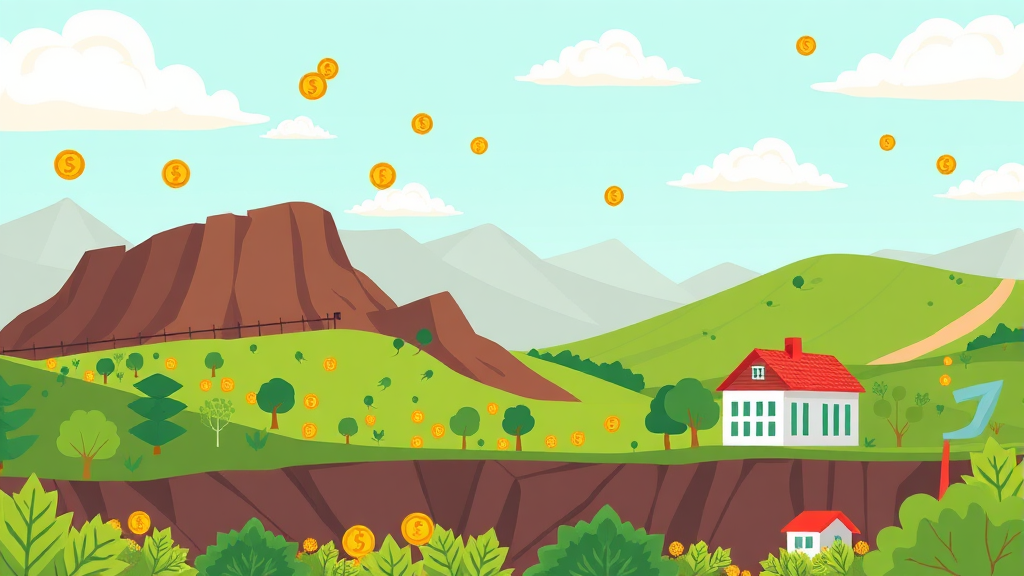 하반기 투자 핵심: 금리 인하 시대, 돈의 흐름 읽는 법 4 금리 인하 시대, 돈의 흐름 읽는 법 (cartoon 스타일)