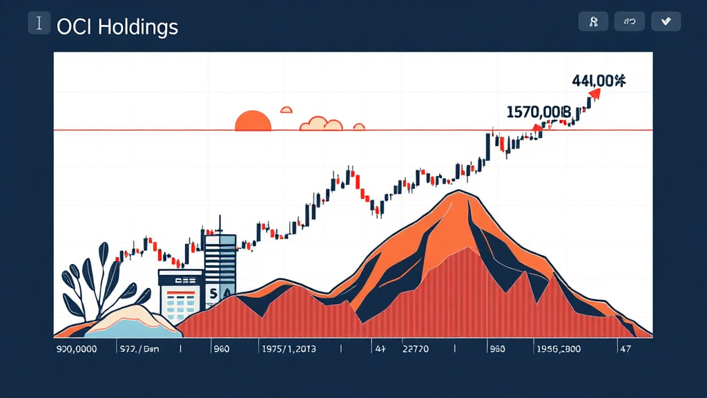 기술적 분석: 차트, 지지/저항선 (illustration 스타일)
