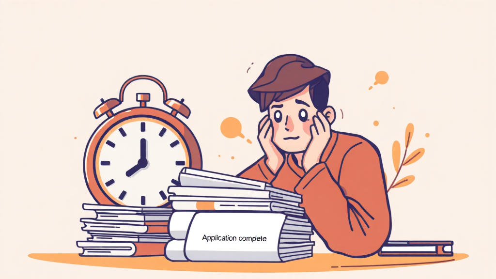 신청 시 유의사항 (illustration 스타일)