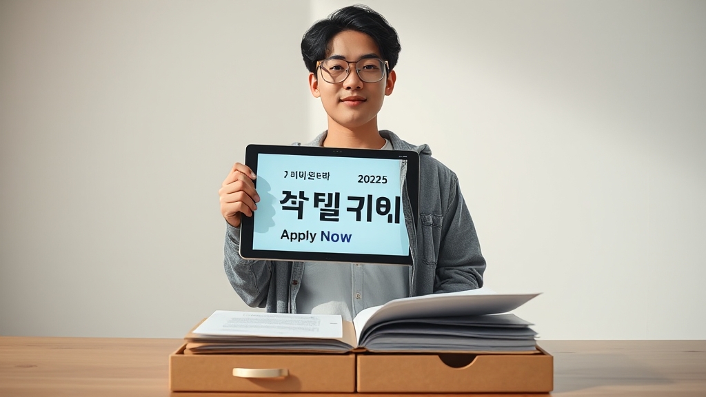 언제, 어떻게 신청하나요? (realistic 스타일)