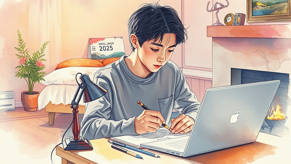 청년월세지원, 왜 중요할까요? (watercolor 스타일)