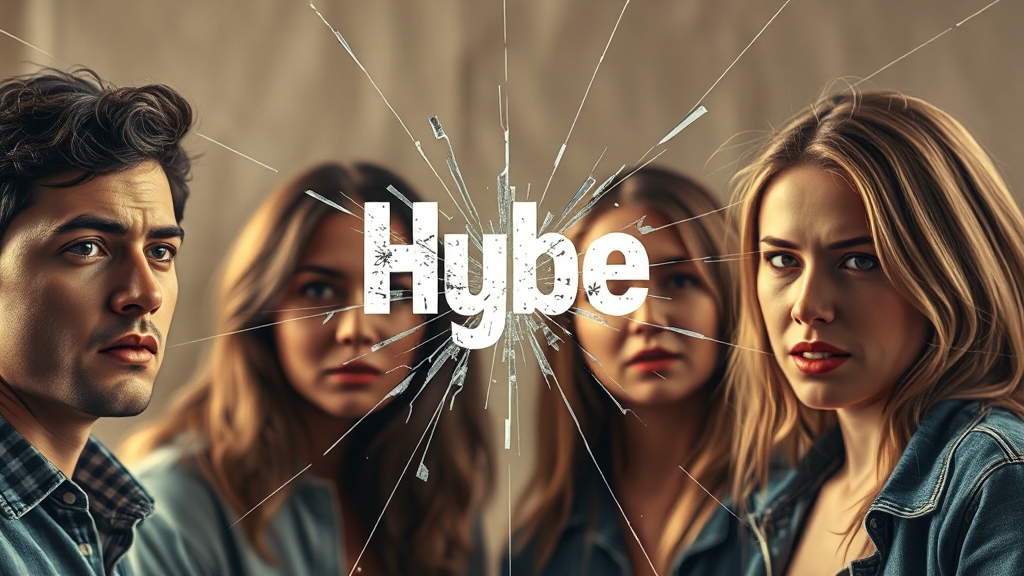 하이브-어도어 갈등, 영향은? (realistic 스타일)