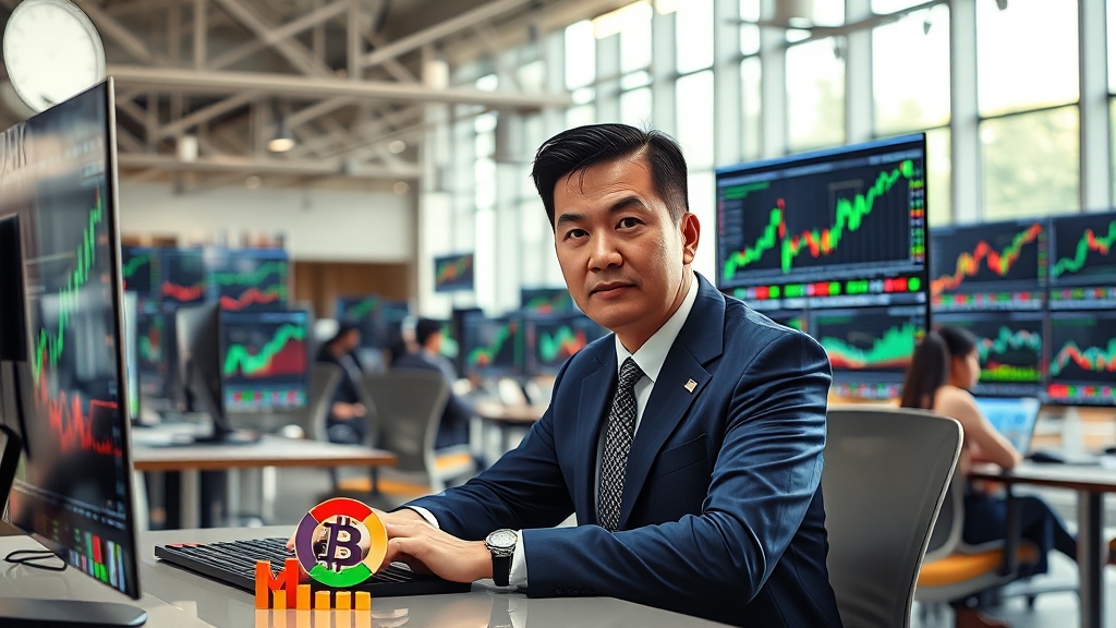 암호화폐 투자 전략 (realistic 스타일)