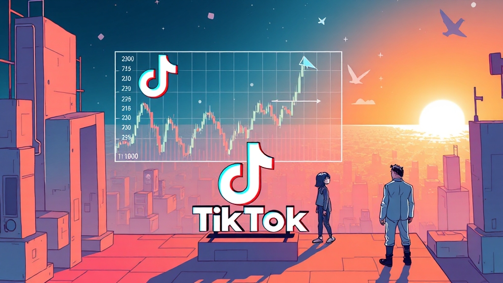 틱톡 관련 소식: 인수전의 결말은? (cartoon 스타일)