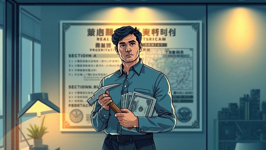 등기부등본, 꼼꼼하게 보는 방법 (illustration 스타일)