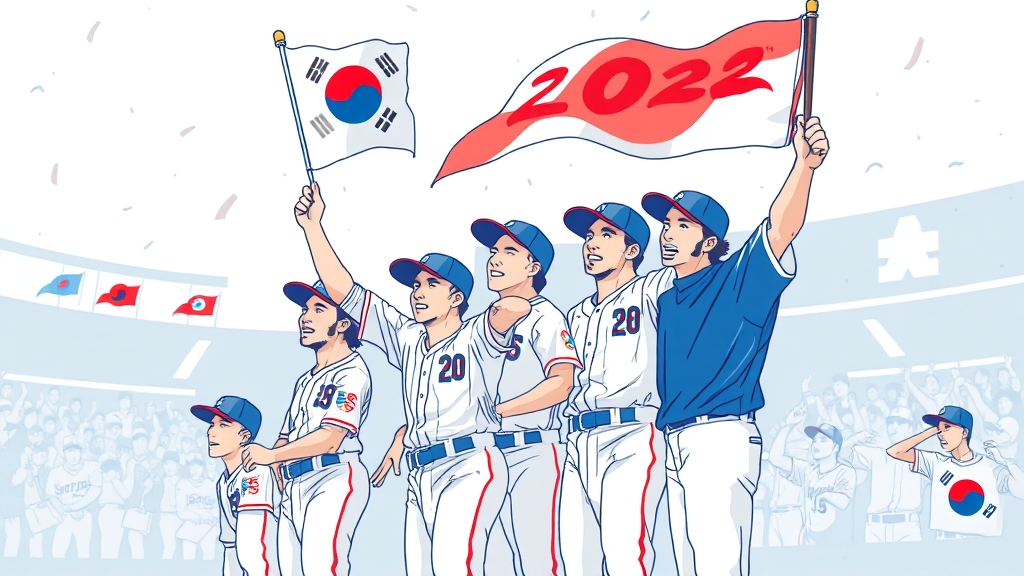 과거 WBC, 대한민국 성적은? (illustration 스타일)