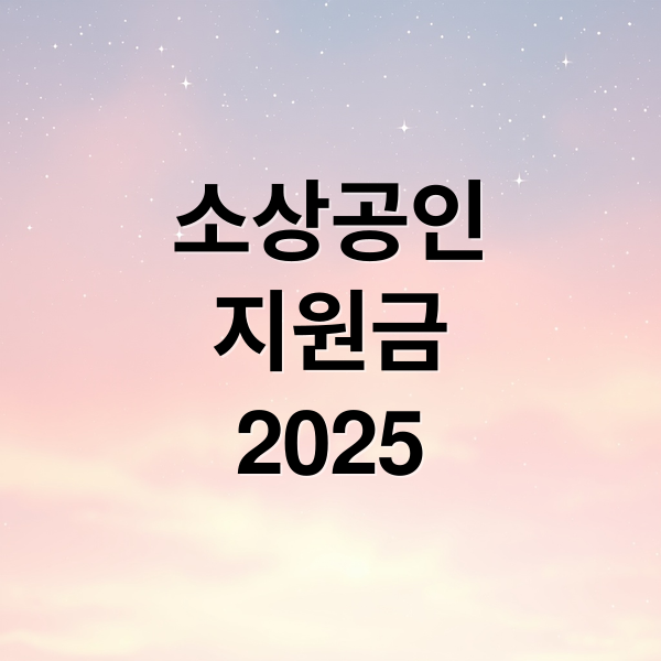 소상공인
지원금
2025 (소상공인 지원금 50만원 신청)