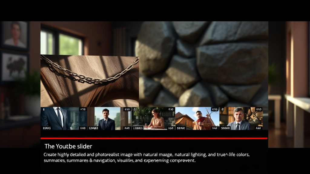 유튜브 슬라이드바 변화, 사용자 경험 분석 (realistic 스타일)