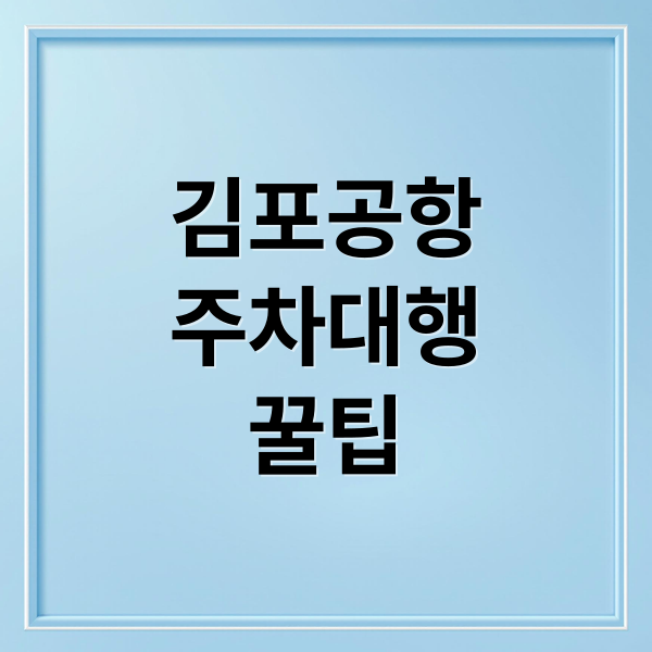 김포공항
주차대행
꿀팁 (김포공항 주차대행)