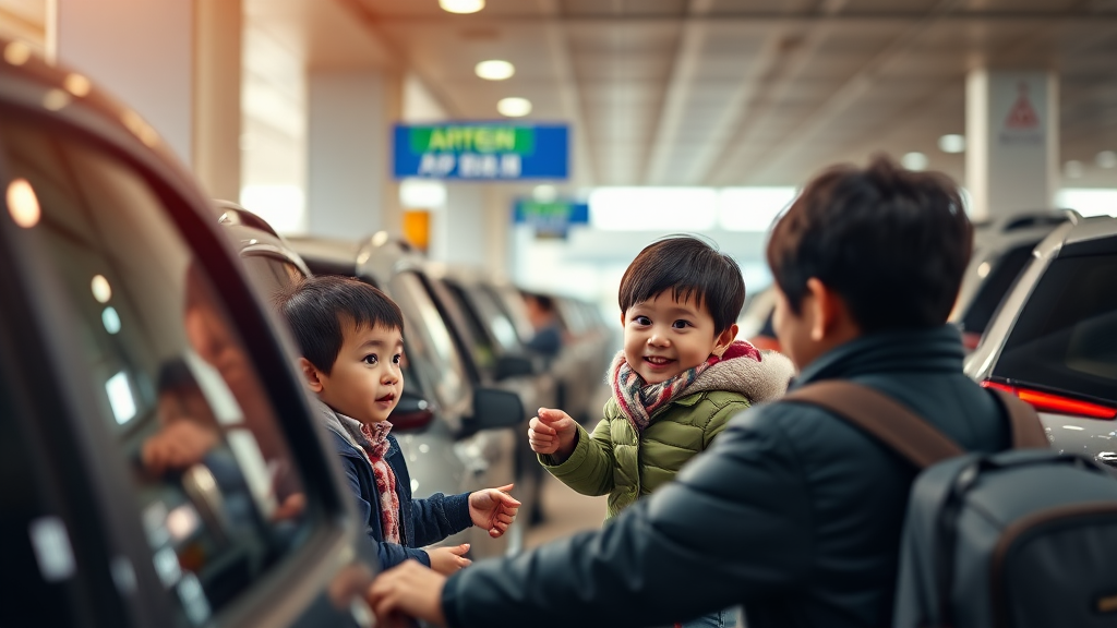 인천공항 주차장 할인 등록 및 신청 방법 (realistic 스타일)