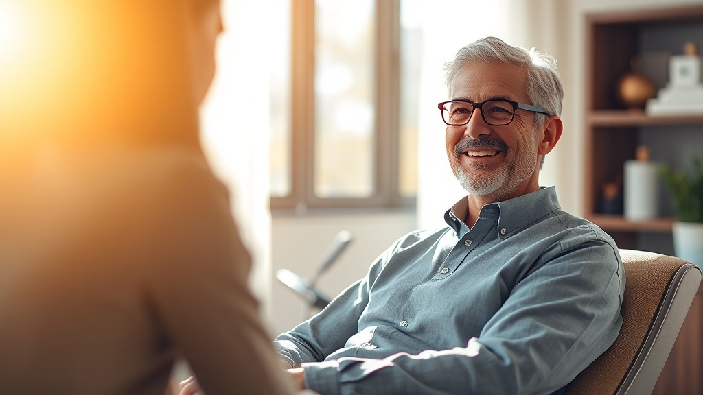 전문가의 도움: 상담 안내 (realistic 스타일)