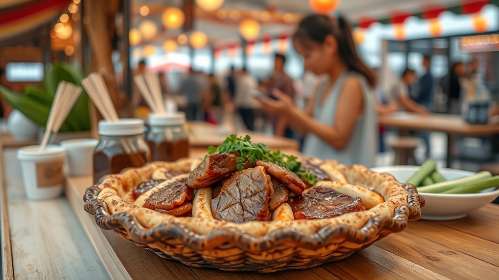 안목해변 & 중앙시장 맛집 (realistic 스타일)