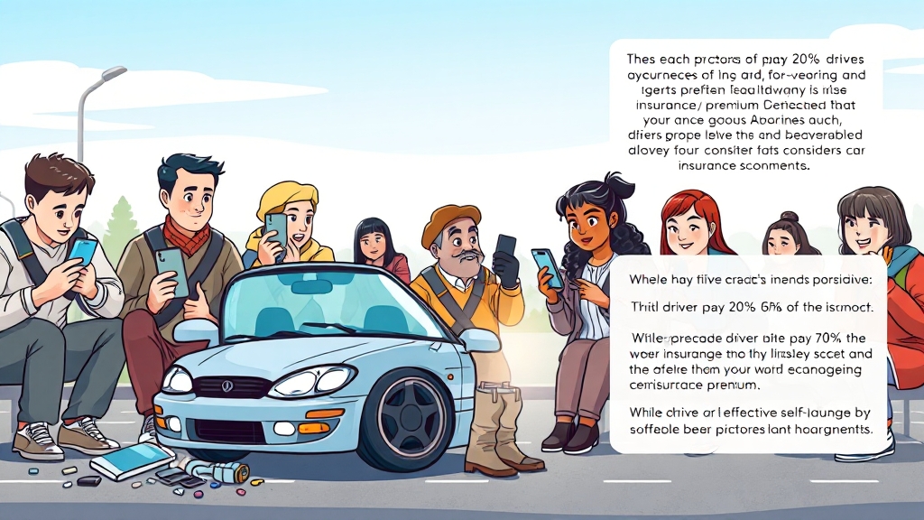 자기부담금 설정, 이렇게 하세요! (cartoon 스타일)