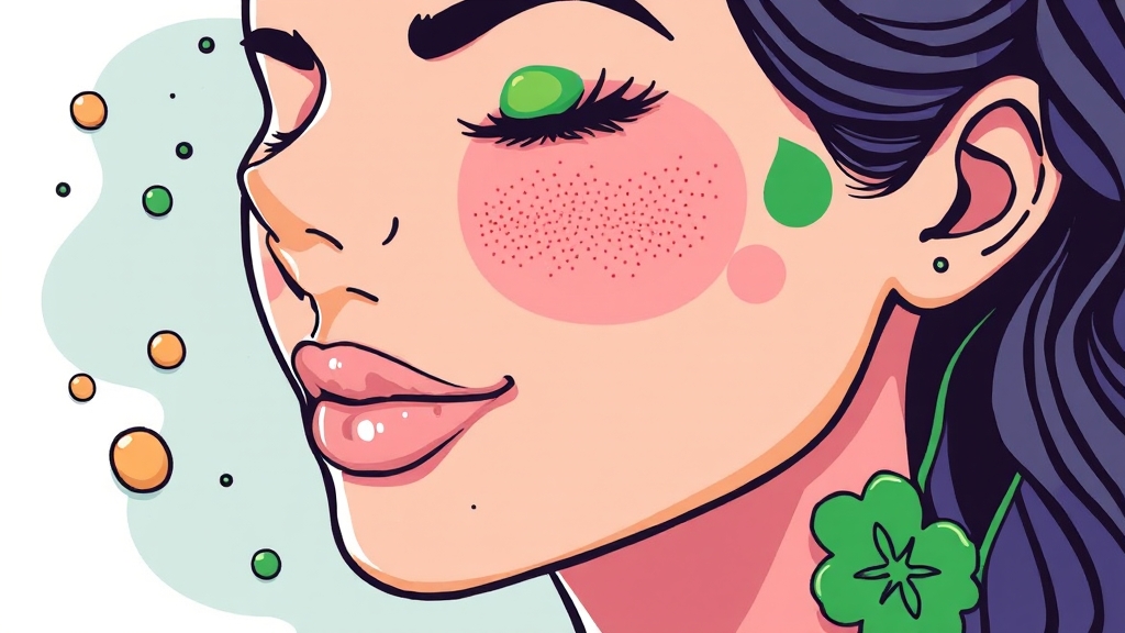 폴리페디 유산균, 피부 건강에 어떻게 도움을 줄까? (cartoon 스타일)