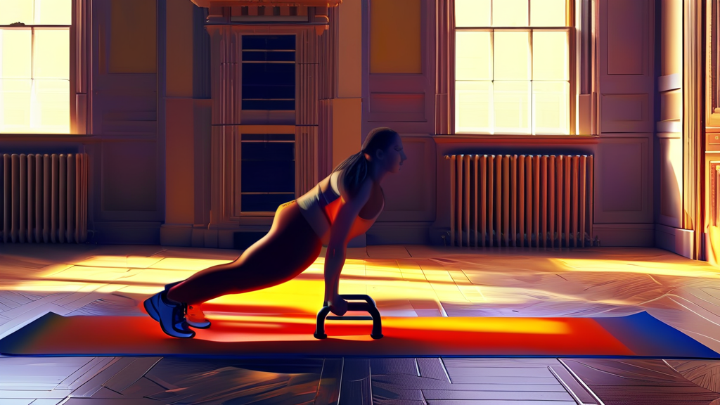 통증의 근본 원인: 근육 약화와 뭉침 (realistic 스타일)