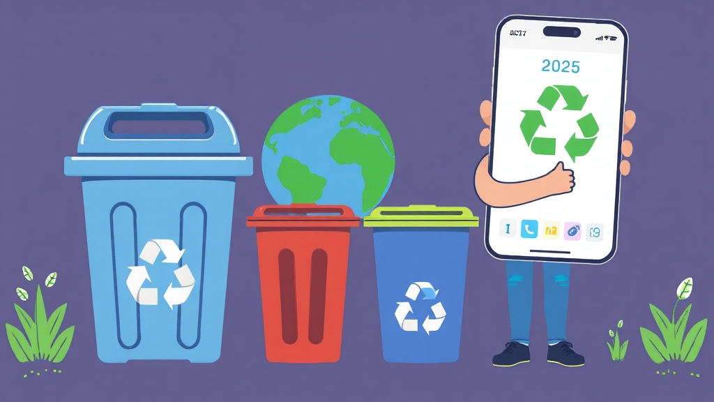 2025년 달라지는 재활용 분리배출, 완벽 가이드 (illustration 스타일)