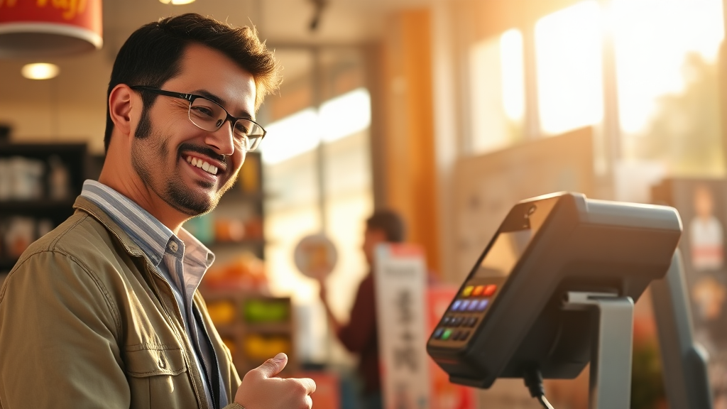 소상공인 지원 사업의 기대 효과 (realistic 스타일)