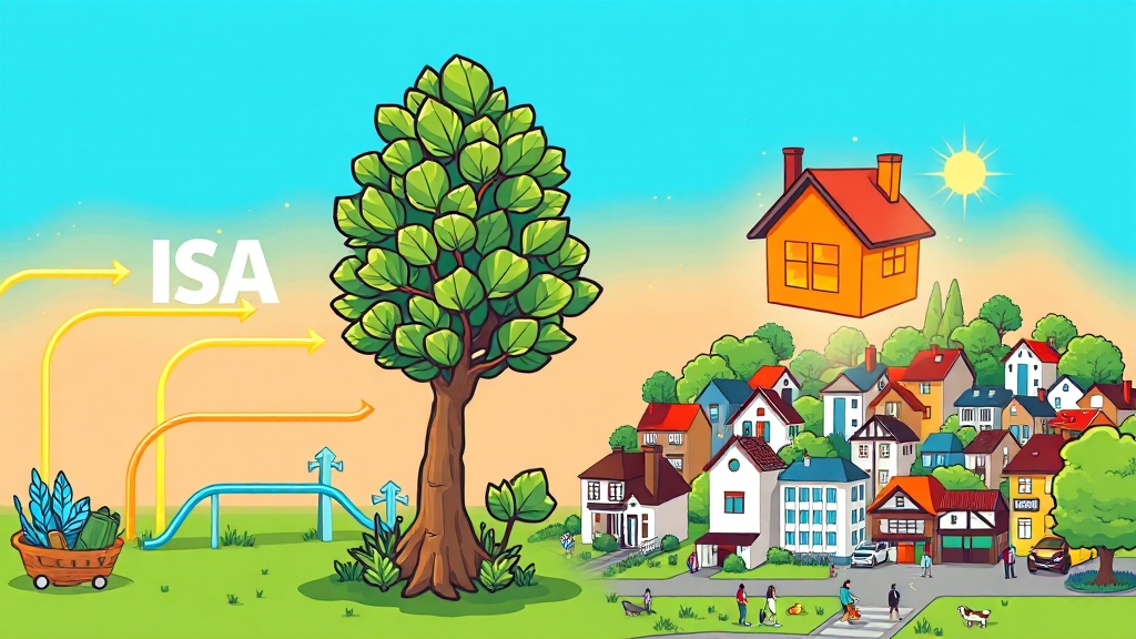 ISA 계좌 활용 전략 (cartoon 스타일)