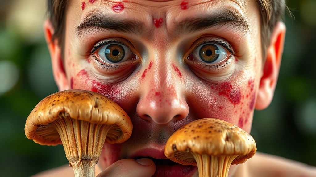 표고버섯, 주의사항도 꼼꼼히 (realistic 스타일)