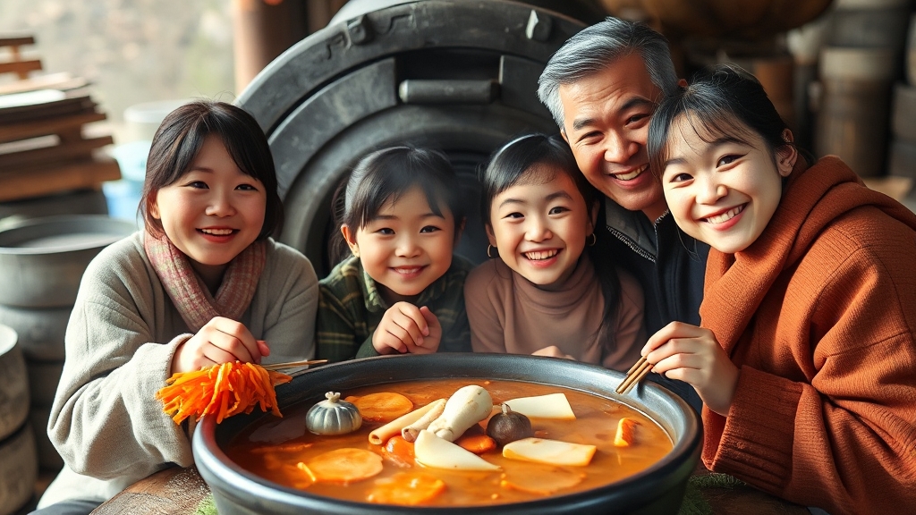 경주 대표 맛집: 맷돌순두부 (realistic 스타일)