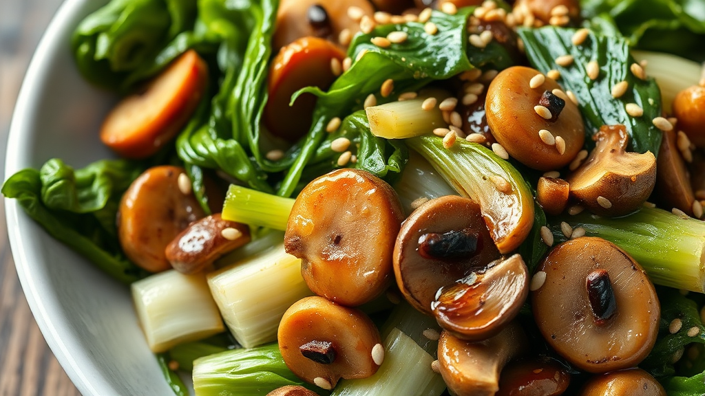 알토란 청경채볶음: 5분 완성 초간단 요리 (realistic 스타일)