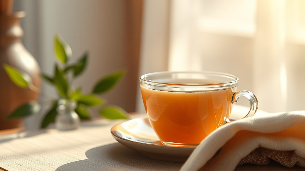 삼백초 추출물 섭취법 (realistic 스타일)