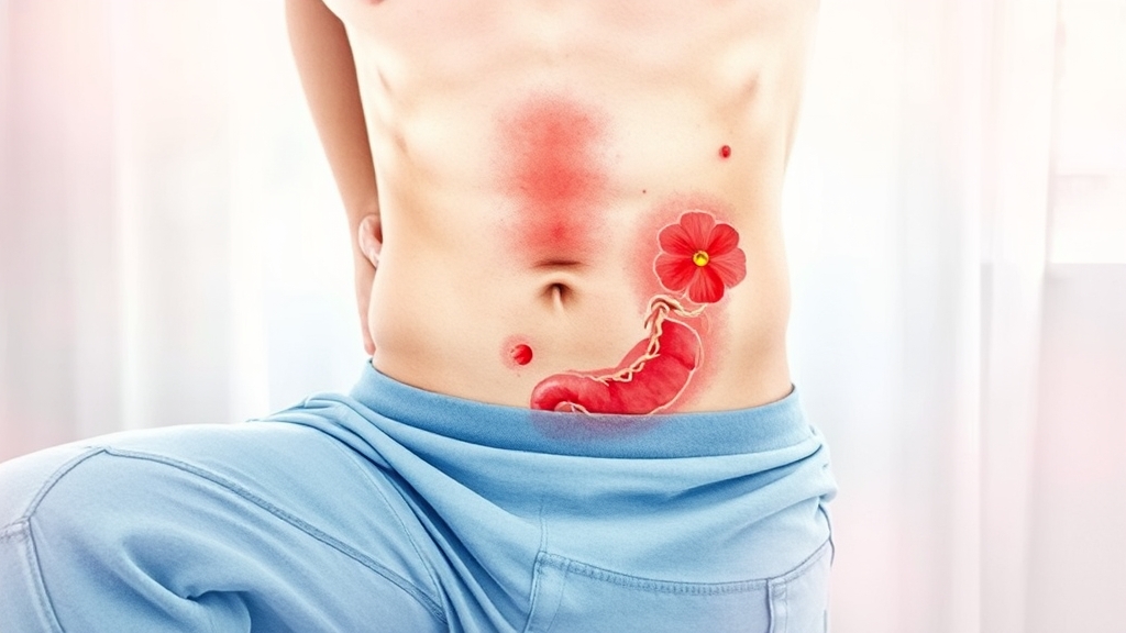 게실염, 정확히 뭔가요? (watercolor 스타일)