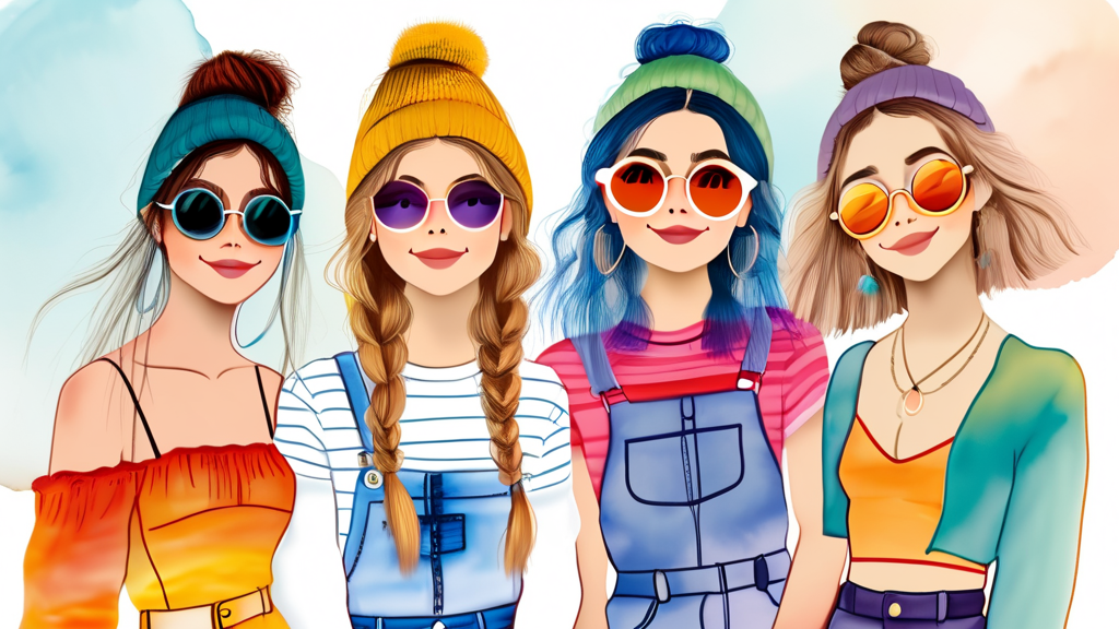 실생활 속 밤티 사용 예시 살펴보기 (watercolor 스타일)